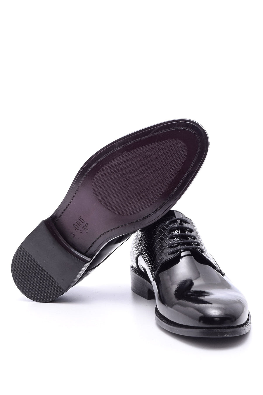 Men's Crocodile Detailed Classic Shoes