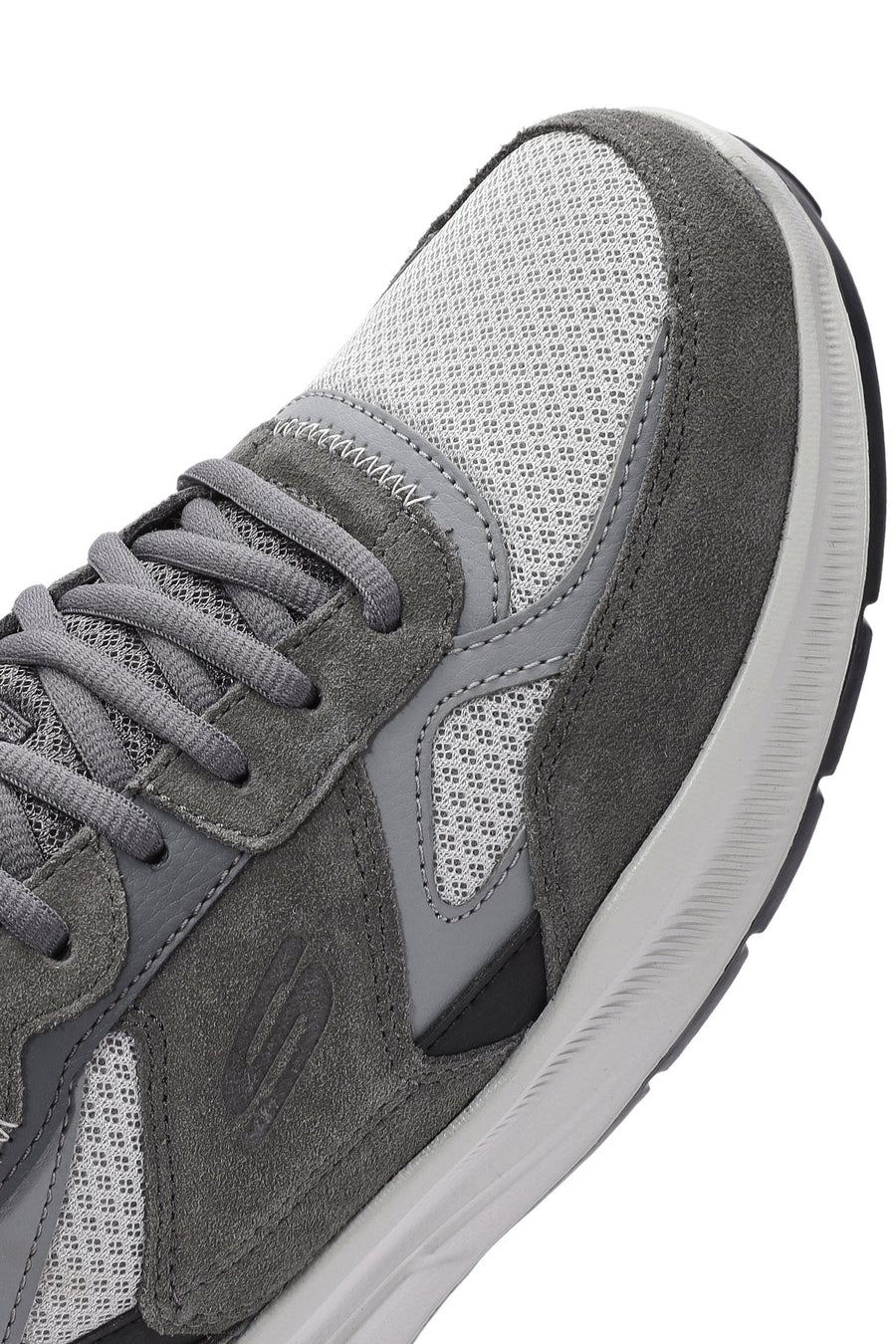 Skechers Erkek Gri Equalizer Bağcıklı Kalın Tabanlı Sneaker