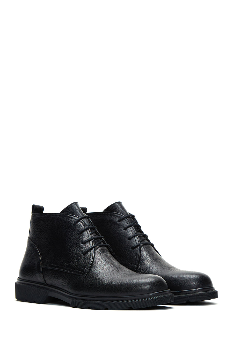 Men's Black Leather Classic Boots