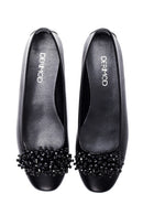 Women's Stoned Classic Ballerina Ballet | Derimod