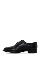 Men's Black Laced Leather Classic Shoes | Derimod