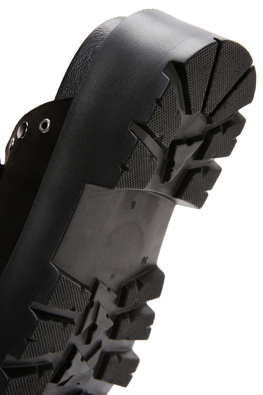 Women's Black Suede Double Buckle Thick Soled Slippers
