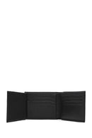 Men's Black Leather Wallet | Derimod