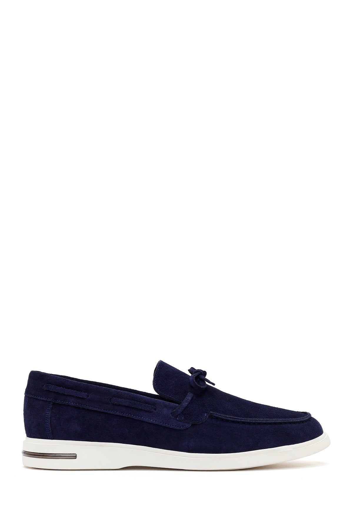 Erkek Lacivert Süet Deri Casual Loafer 26SFD670810 | Derimod