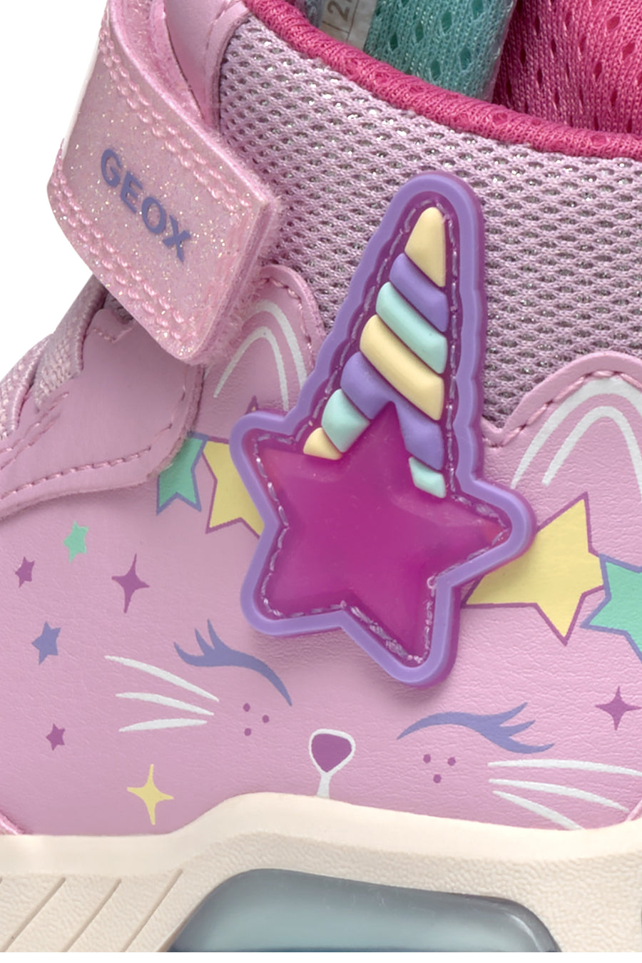 Geox Kız Çocuk Pembe Girl Bilekli Sneaker