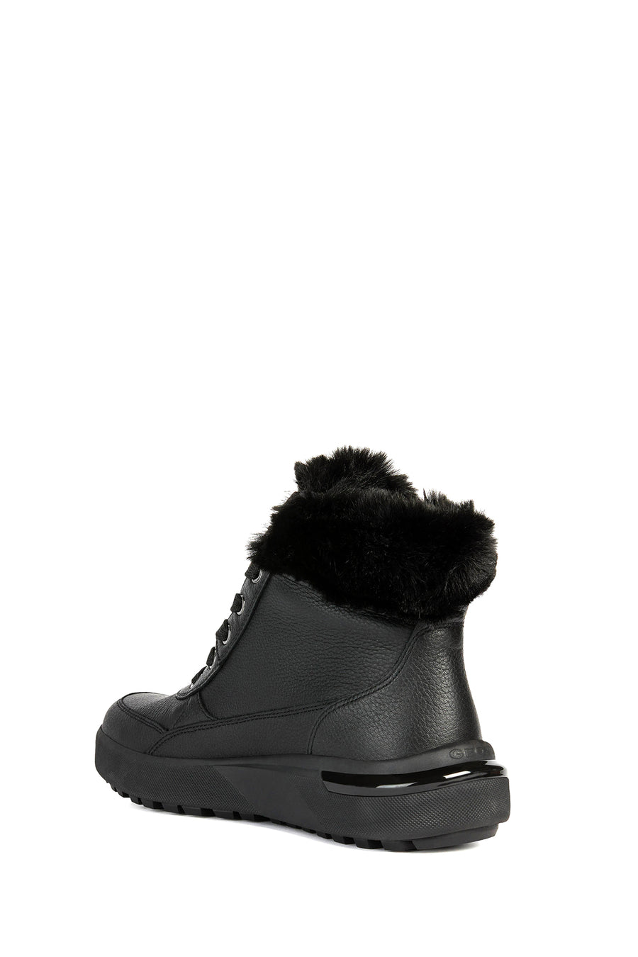 Geox Women's Black Dalyla Abx Laced Waterproof Leather Boots