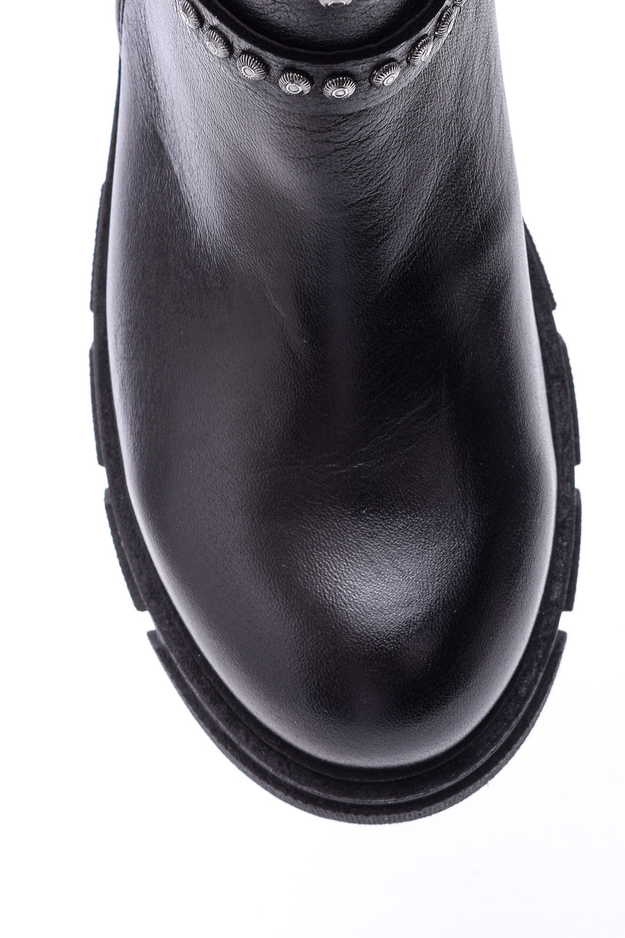 Women's Studded Detailed Leather Boots