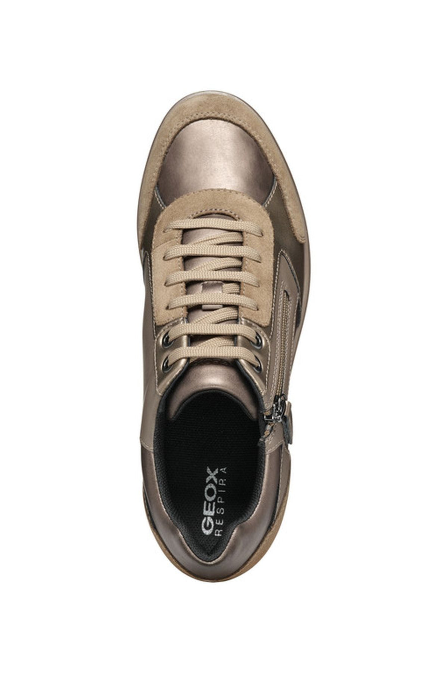 Geox Kadın Vizon Ilde Kalın Tabanlı Bağcıklı Sneaker