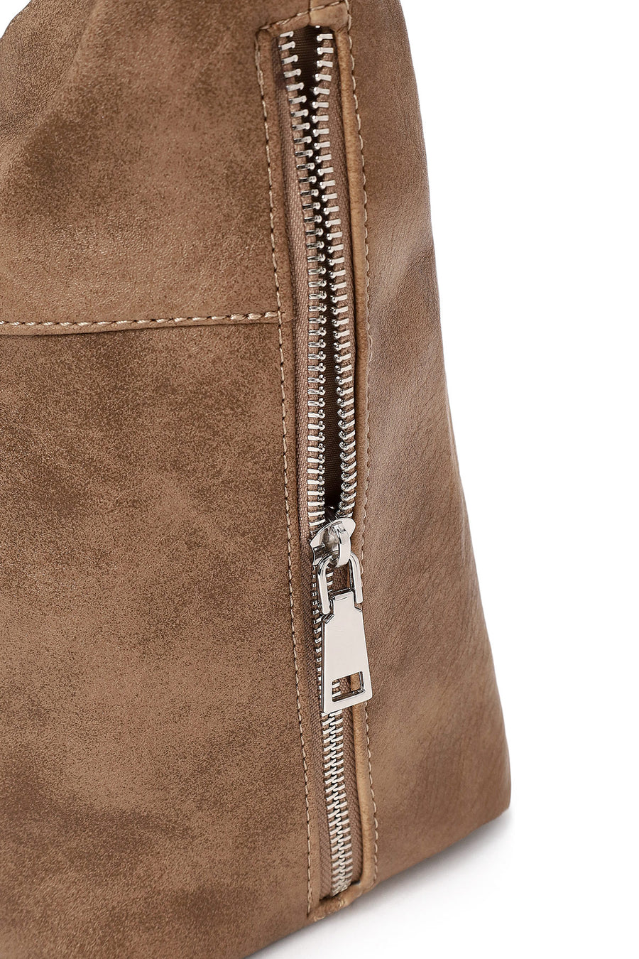 Woman Mink Long-Strap Shoulder Bag