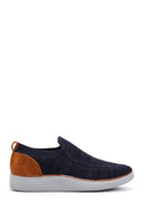 Derimod Zero Men's Navy Blue Thick Soled Sneaker | Derimod