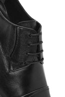 Men's Black Laced Leather Classic Shoes | Derimod