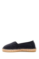 Kadın Siyah Hasır Taban Espadril | Derimod