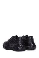 Women's Black Thick Soled Sneaker | Derimod