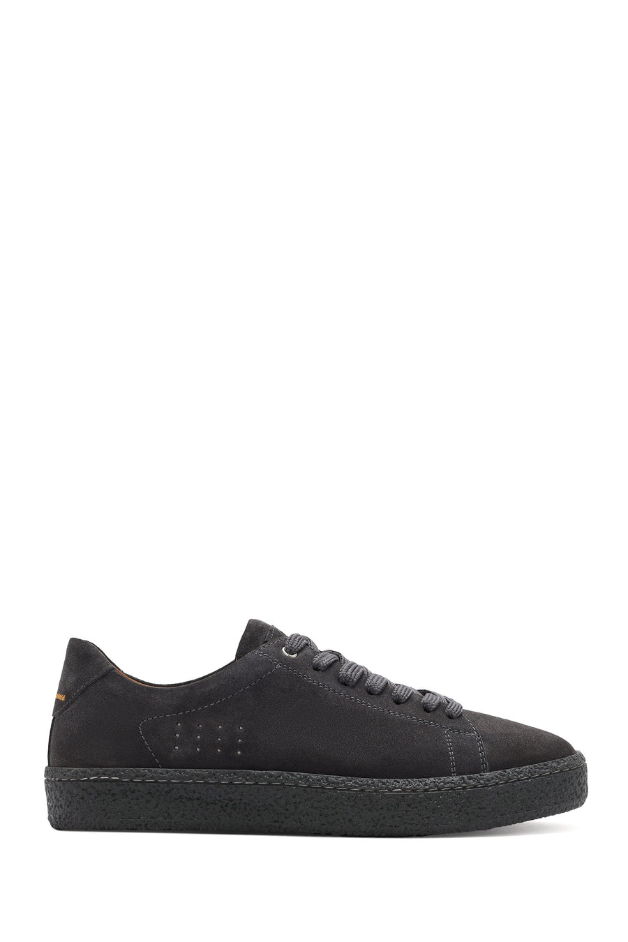 Men's Gray Lace-Up Suede Leather Sneaker 25SFD765010 | Derimod