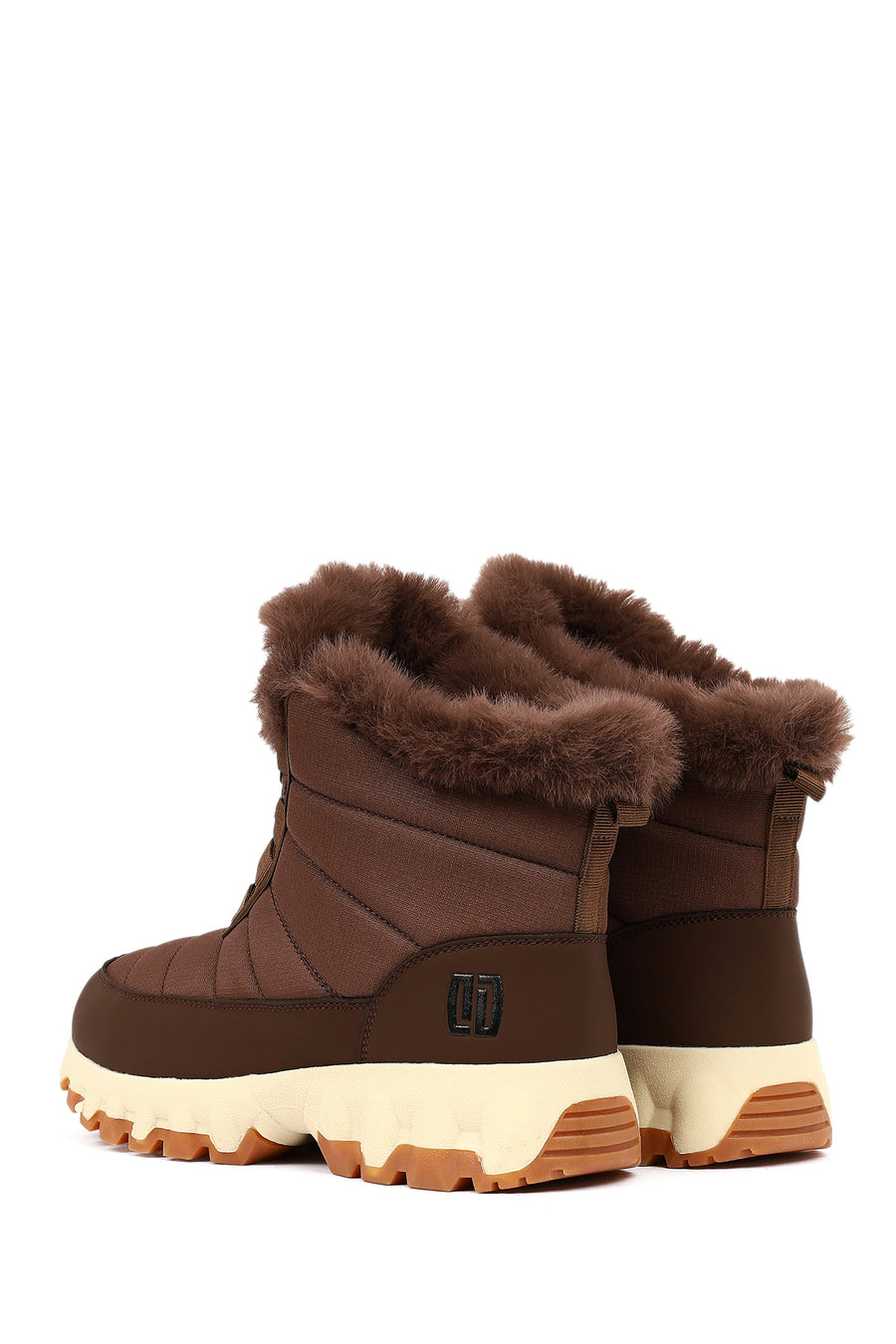 Derimod Dry Woman Brown Lace-up Thick-soled Outdoor Boots