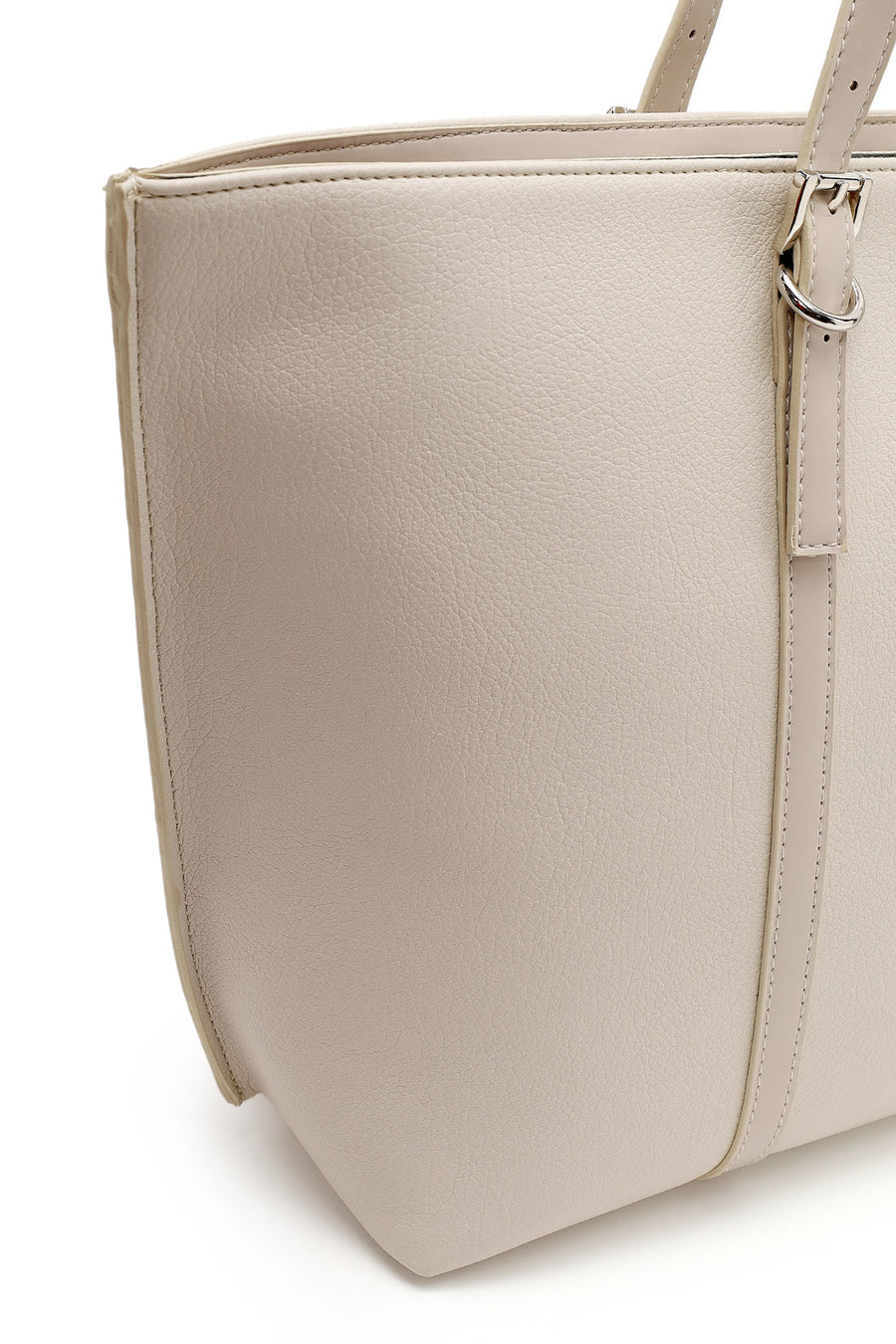 Woman Cream Classic Shoulder Bag