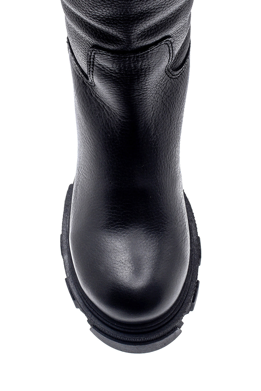 Women's Leather Thick Soled Boots
