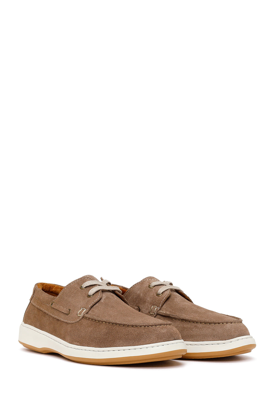 Male Mink Lace-Up Suede Casual Shoes