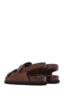 Women's Brown Strappy Sandals | Derimod