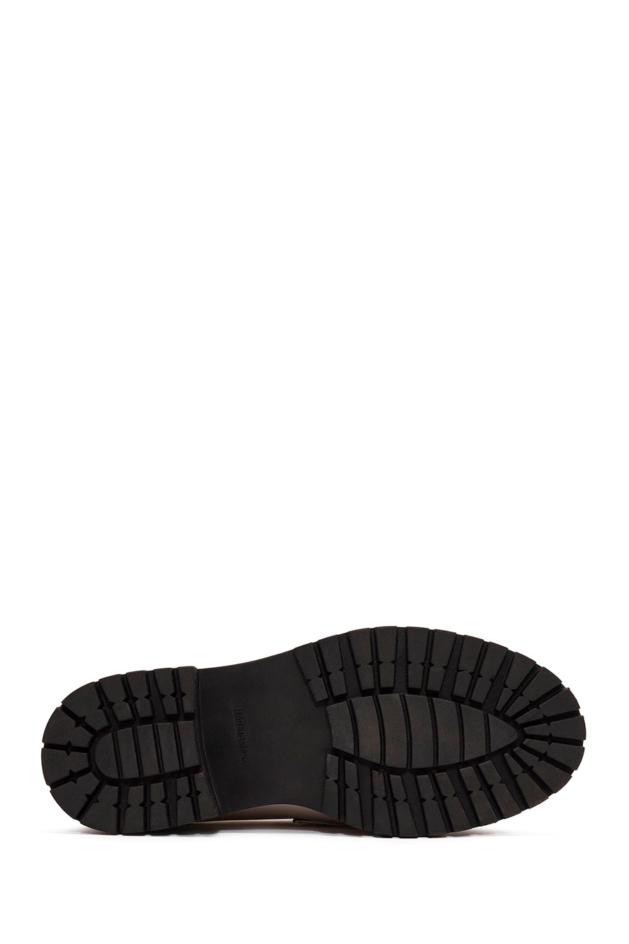 ACBC x Derimod Kadın Krem Kalın Tabanlı Maskülen Loafer
