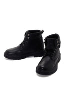 Men's Black Casual Leather Boots | Derimod