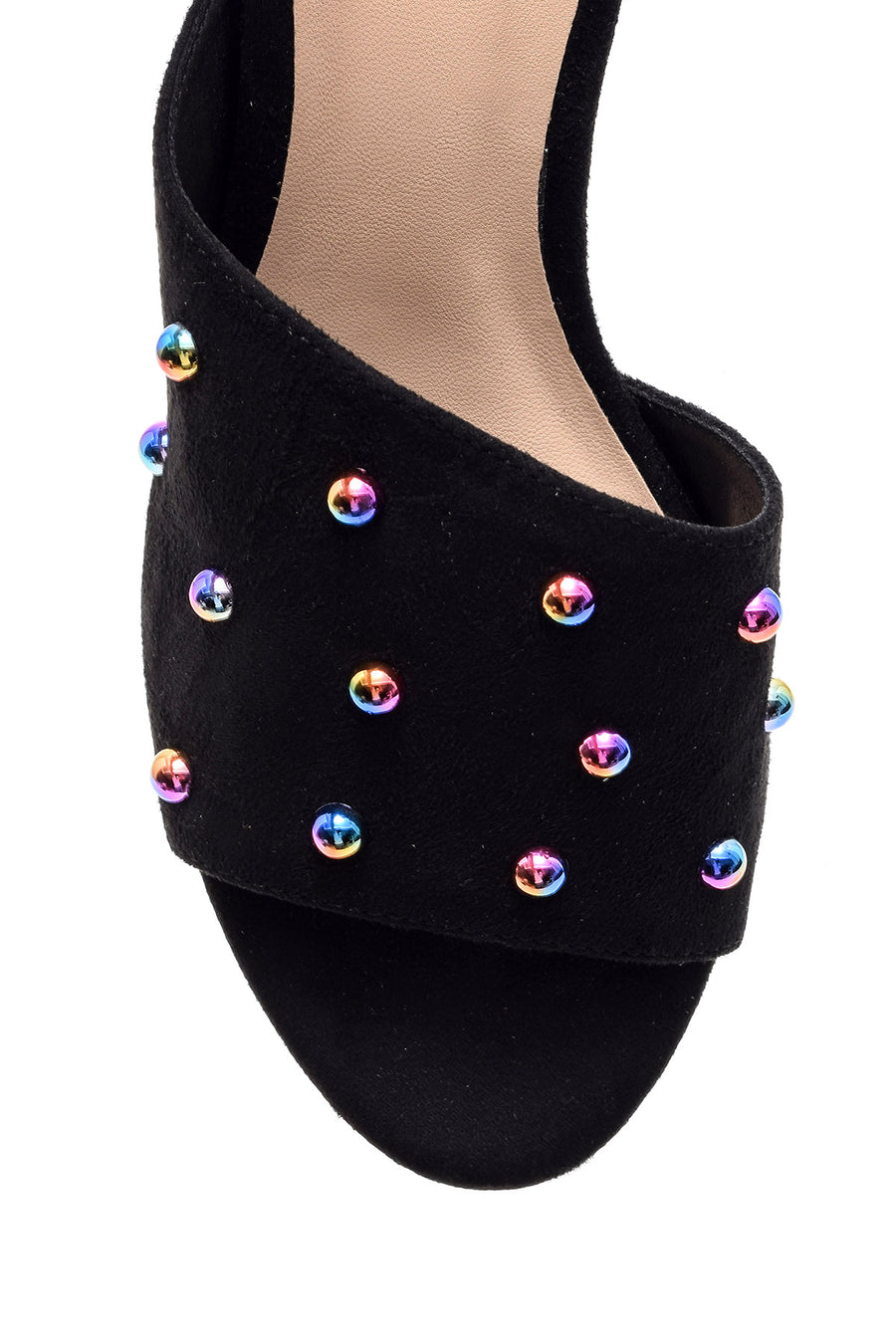 Women's Suede Heeled Slippers