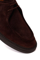 Male Brown Lace-up Suede Casual Shoes | Derimod