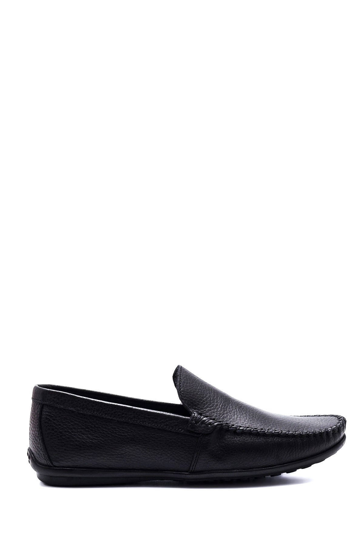 Men's Black Leather Casual Loafer 22SFD6804FT | Derimod