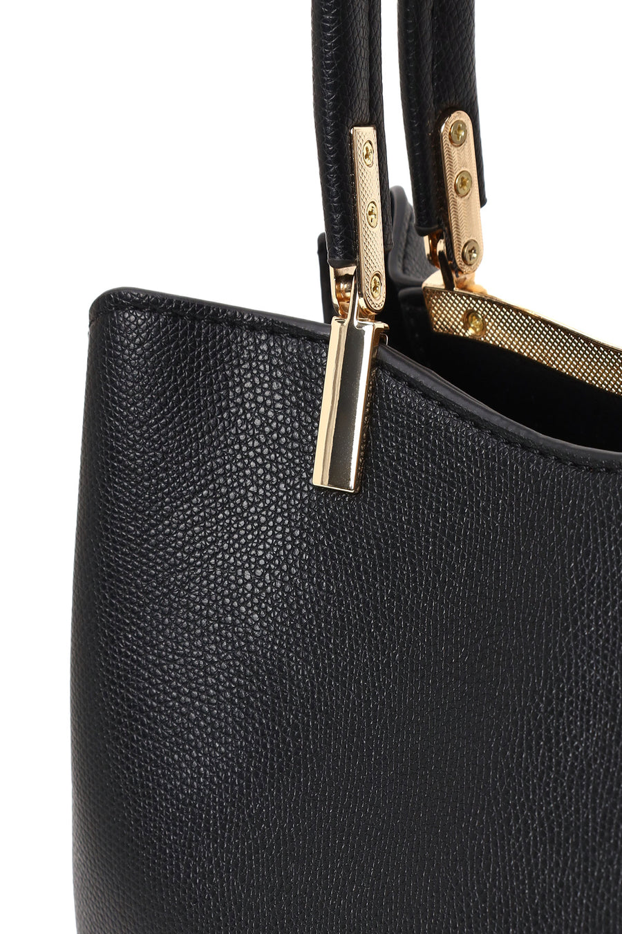 Woman Black Long-Strap Shoulder Bag