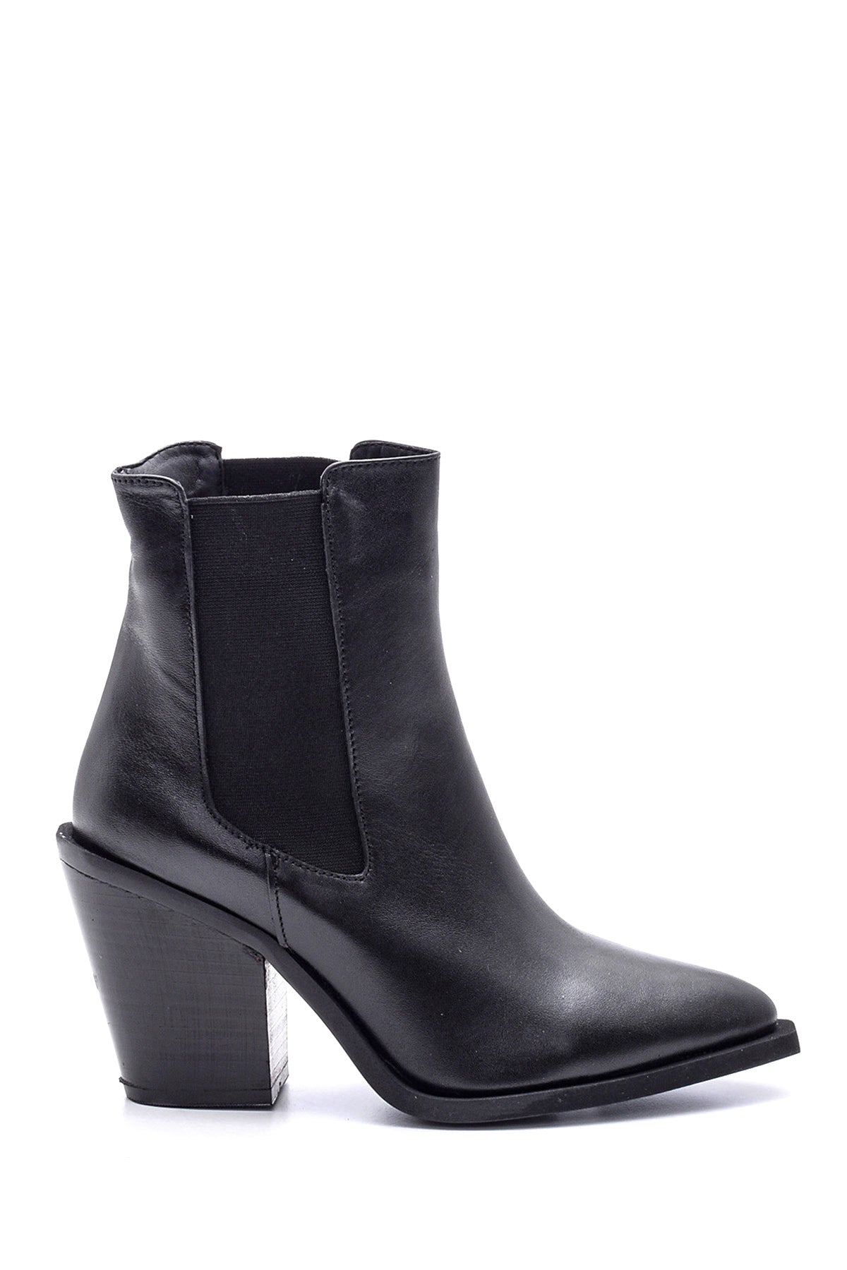 Women's Heeled Leather Boots 19WFD224318 | Derimod