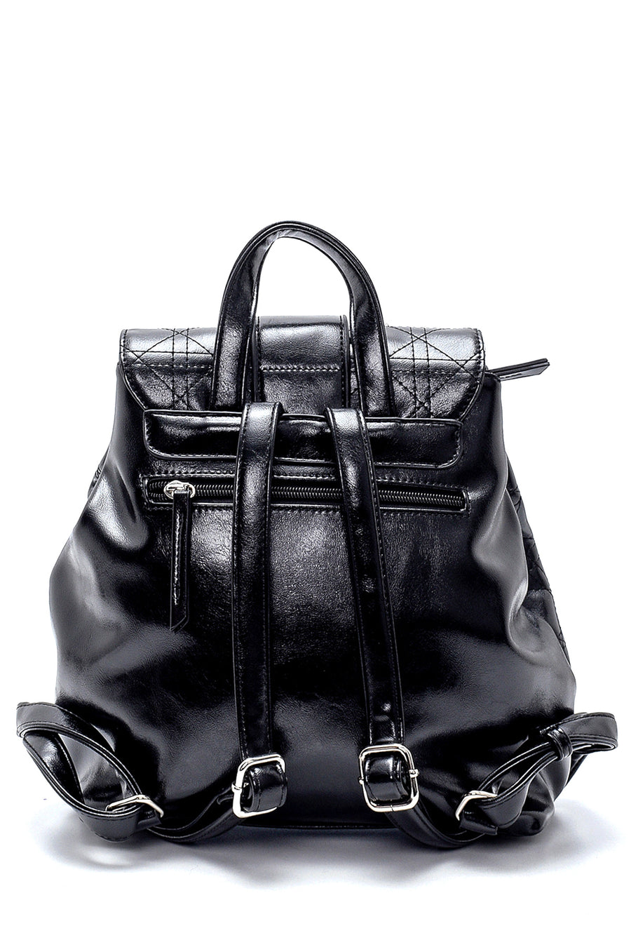 Women's Patent Leather Backpack