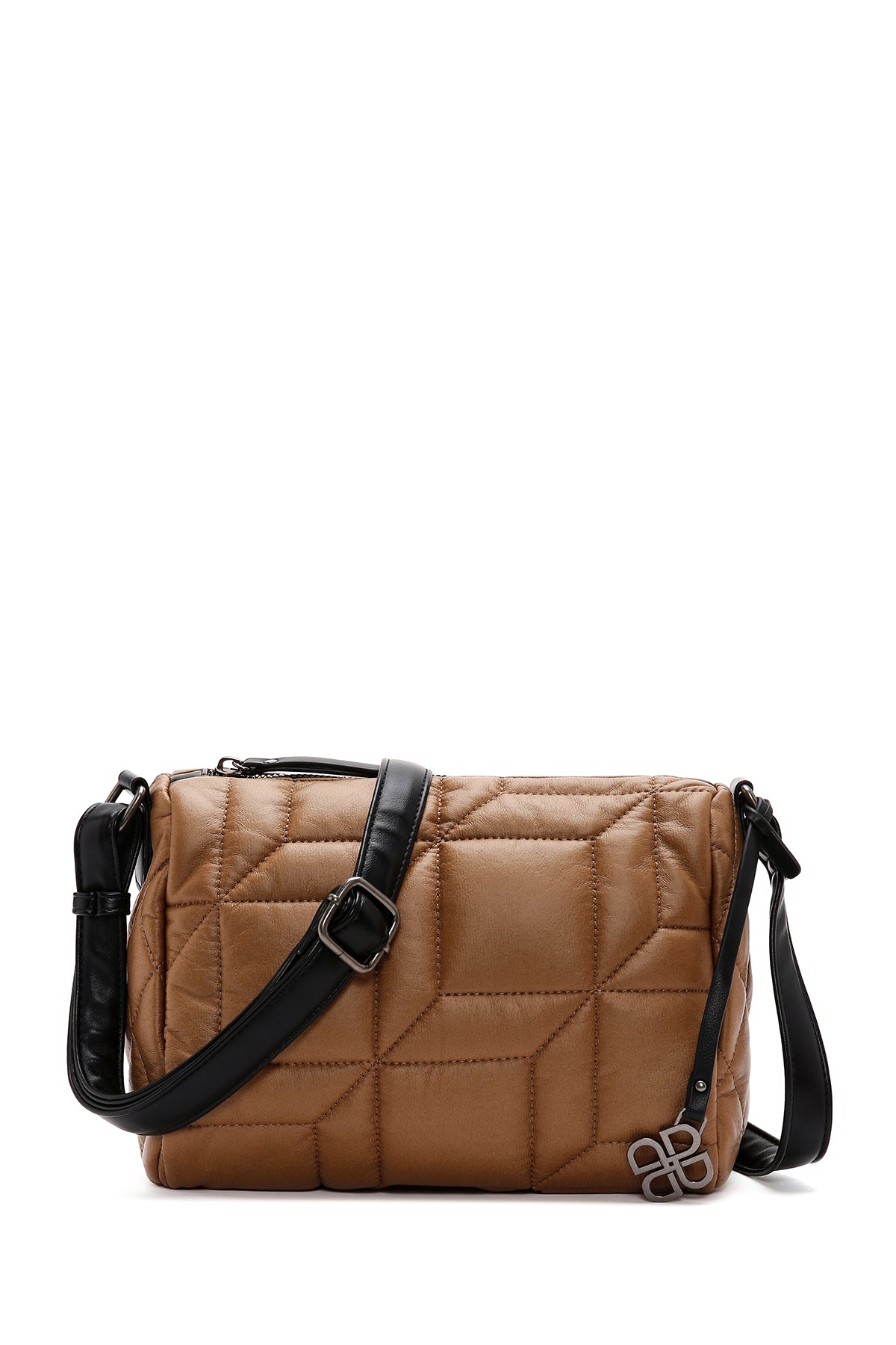 Women's Yellow Quilted Crossbody Bag 22WBD2462KP | Derimod