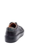 Erkek Siyah Deri Sneaker | Derimod