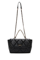 Women's Black Long Chain Strap Quilted Shoulder Bag | Derimod