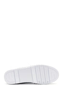 Women's Blue Patterned Fabric Comfort Shoes | Derimod