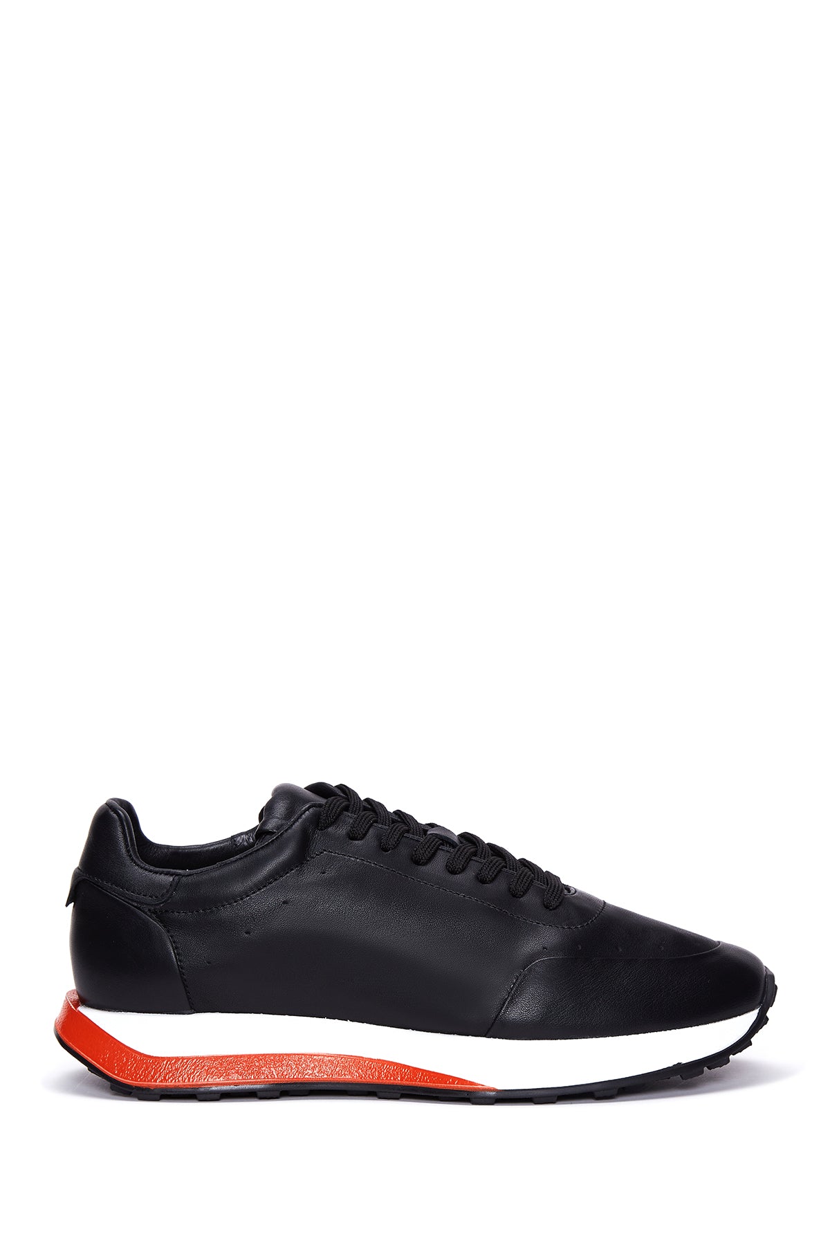 Erkek Siyah Deri Sneaker 22SFD611318 | Derimod