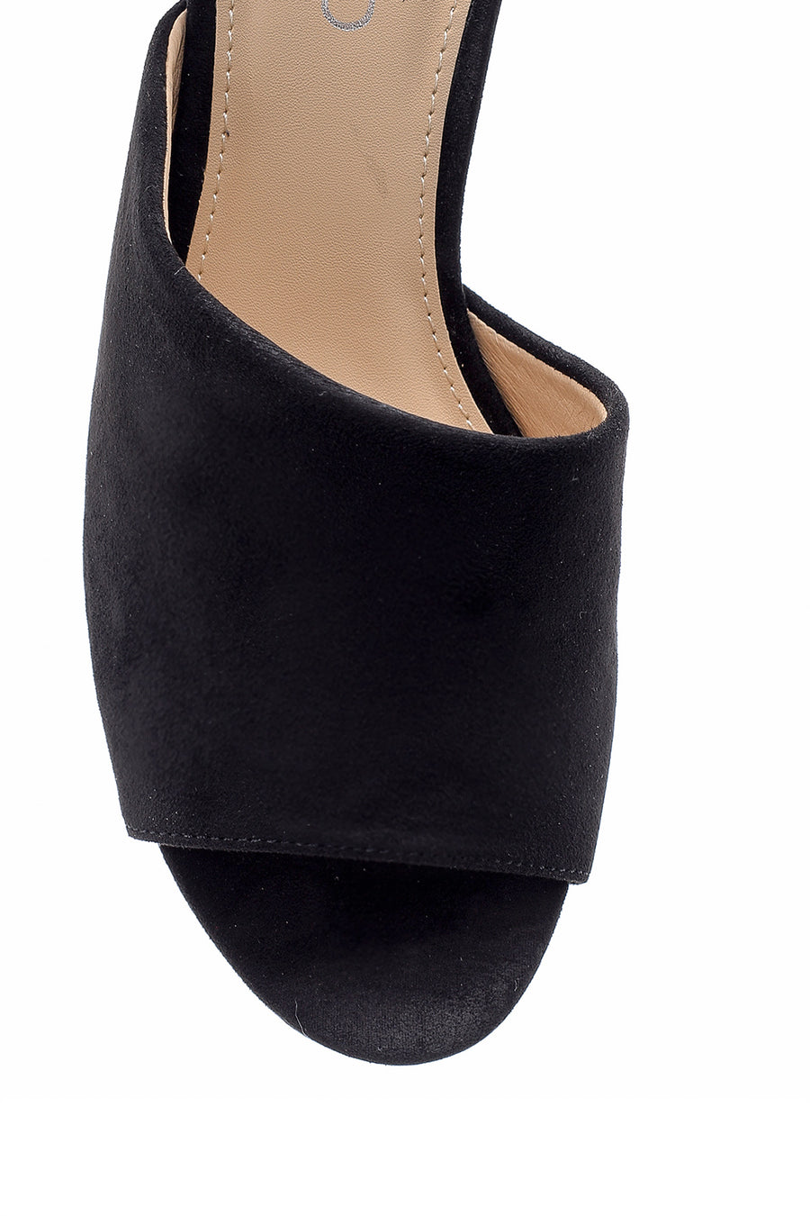 Women's Suede Round Heeled Slippers