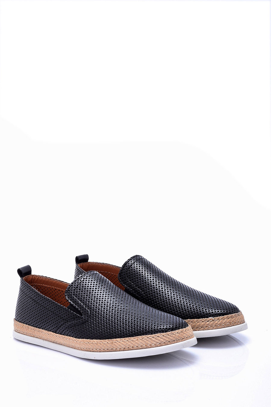 Men's Straw Sole Leather Loafer