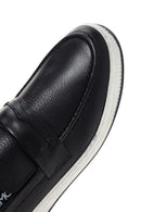 Men's Black Leather Loafer | Derimod