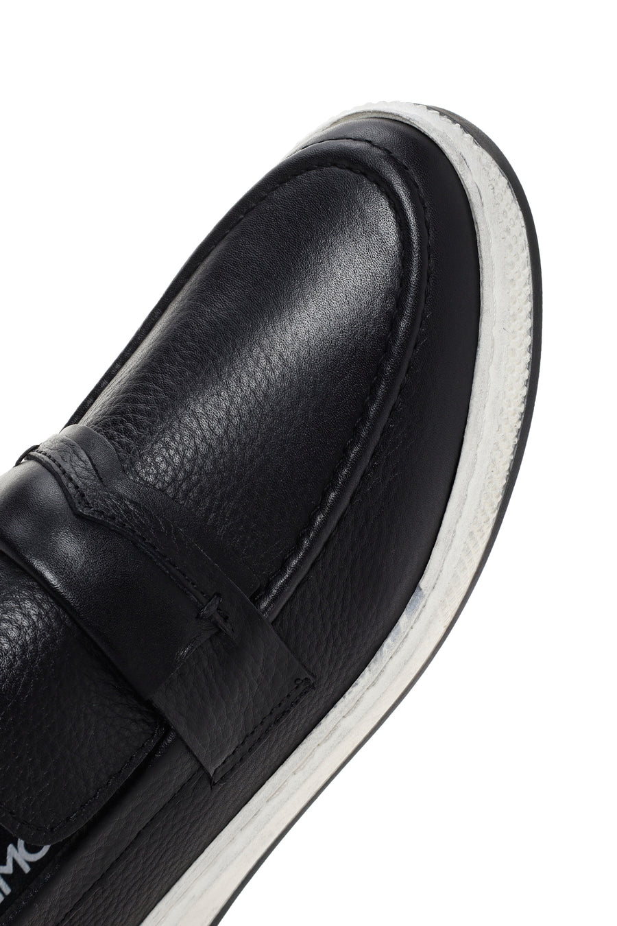 Men's Black Leather Loafer