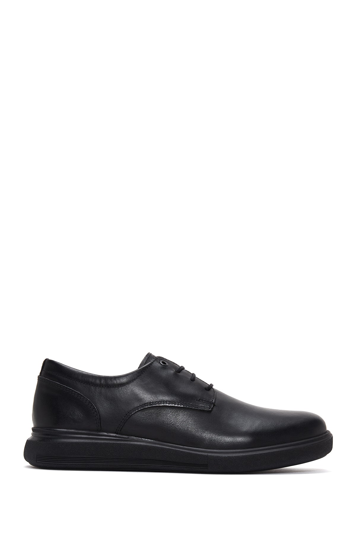 Men's Black Leather Casual Shoes 23WFD681418 | Derimod