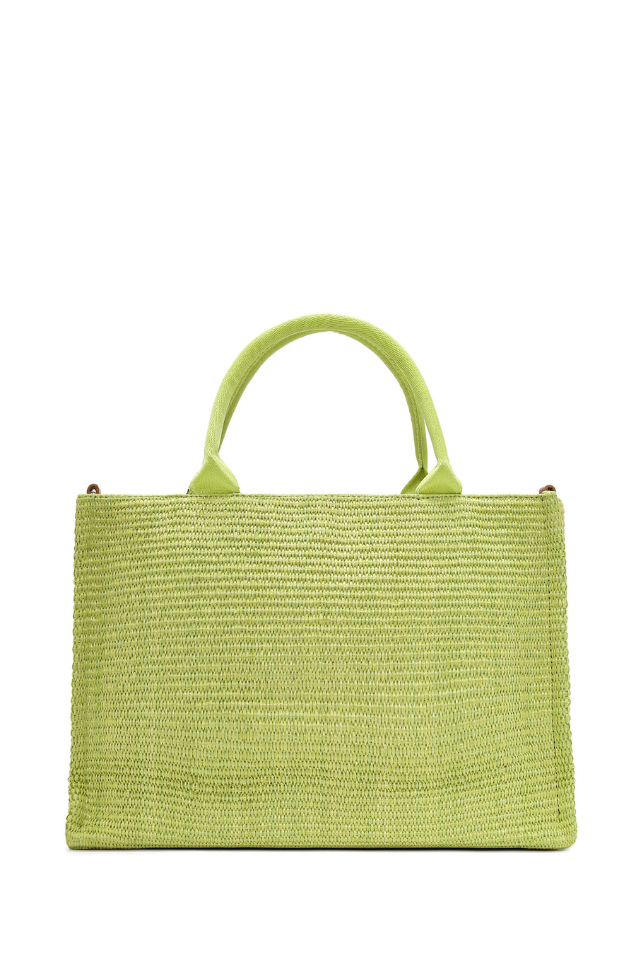 Women's Green Straw Handbag