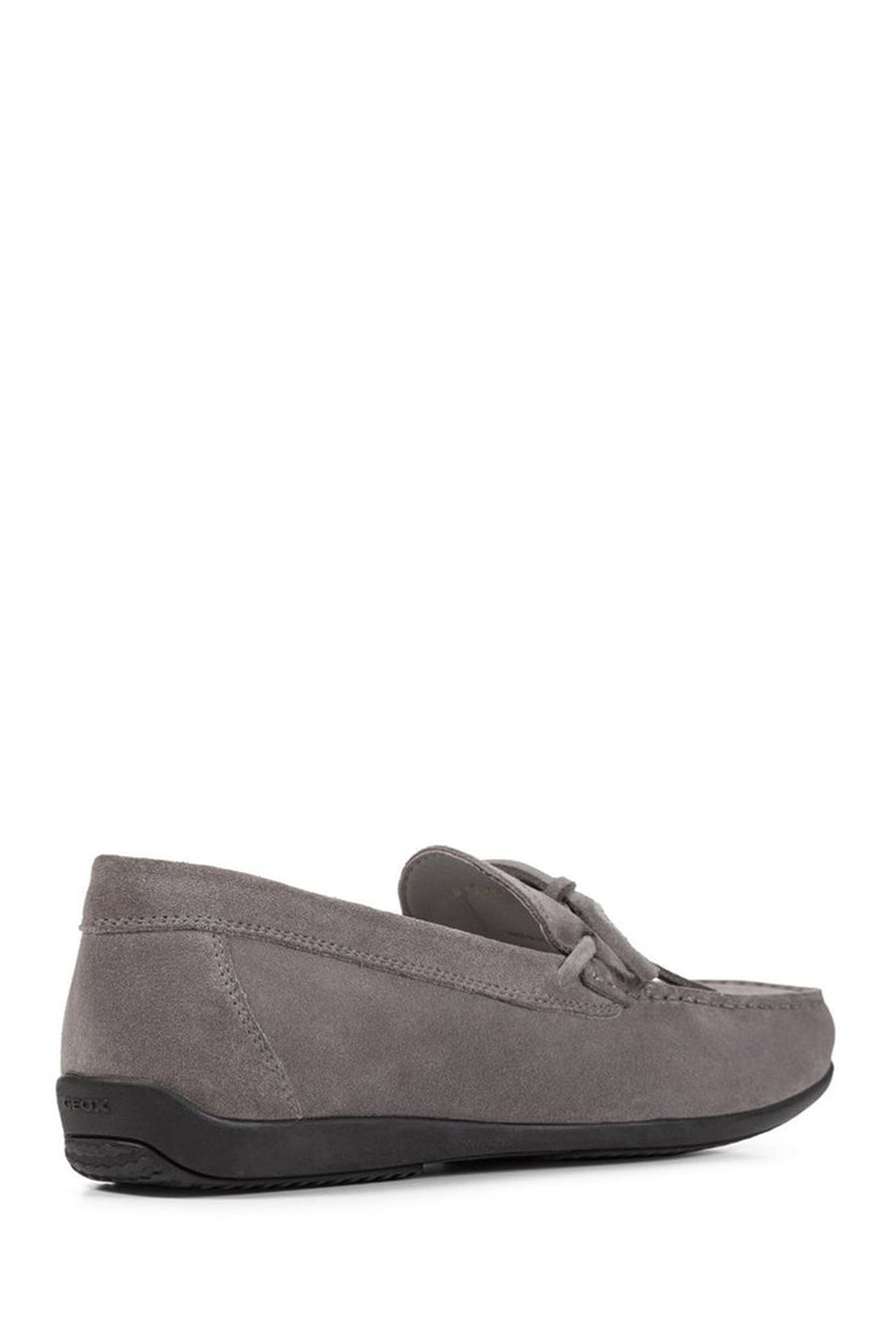 Geox Erkek Gri U Ascanio Süet Deri Casual Loafer