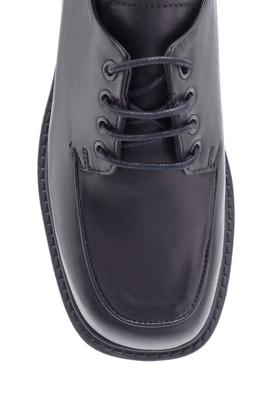 Women's Leather High-Sole Casual Shoes