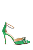 Kadın Deri Fiyonklu Topuklu Ayakkabı | Derimod