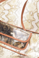 Women's Crocodile Patterned Transparent Bag | Derimod