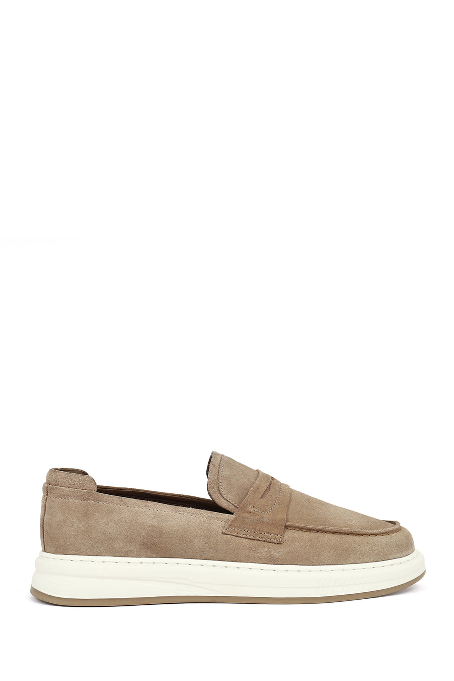 Men's Beige Suede Leather Casual Loafer 26SFD602910 | Derimod