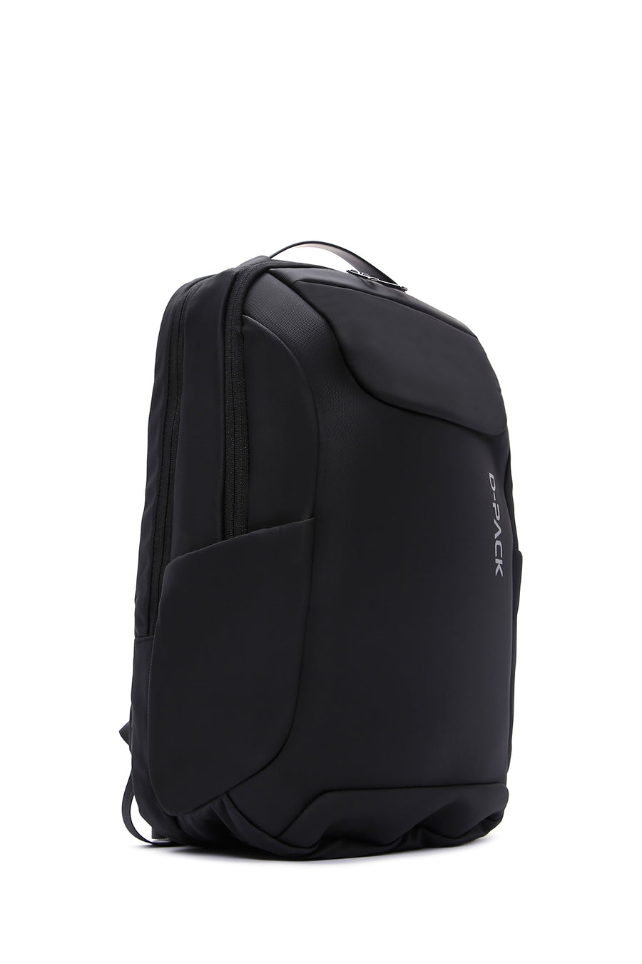 D-Pack Unisex Black Technological Fabric Hardcase Backpack