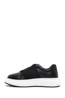 Men's Black Leather Sneaker | Derimod