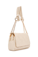 Women's Cream Quilted Shoulder Bag | Derimod